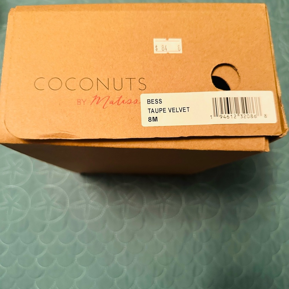 Coconuts by Matisse Taupe Velvet Shoes - Picture 3 of 3